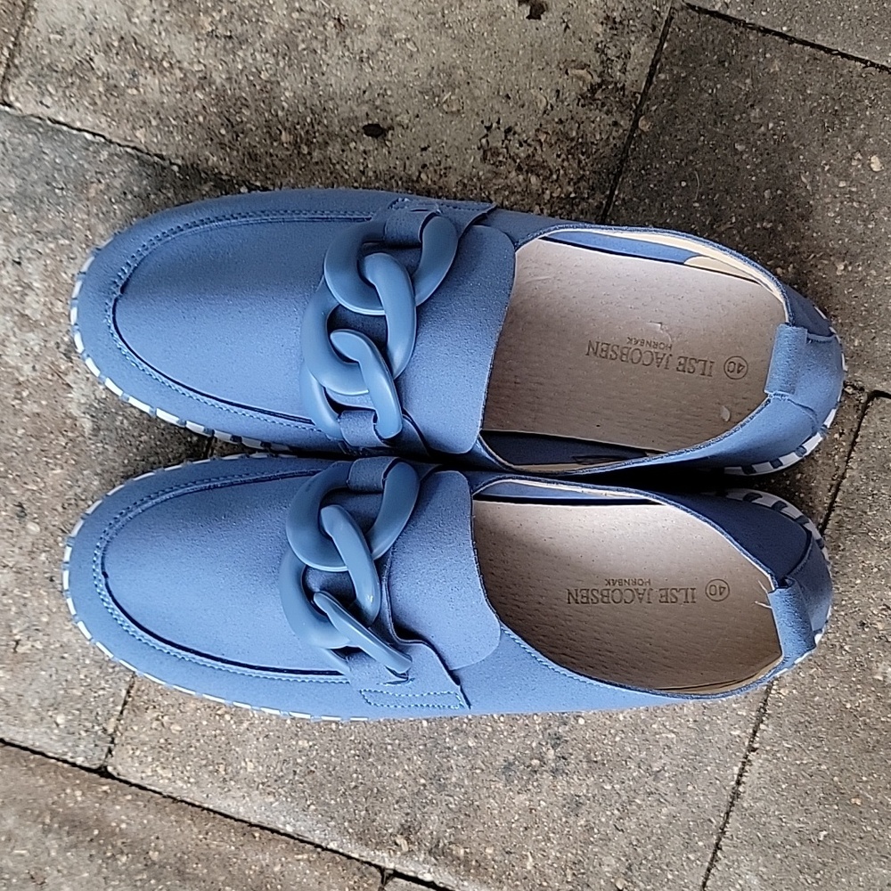 Ilse Jacobsen Women's Tulip Loafers Color Is Light Regatta Sz 40 - Picture 8 of 13